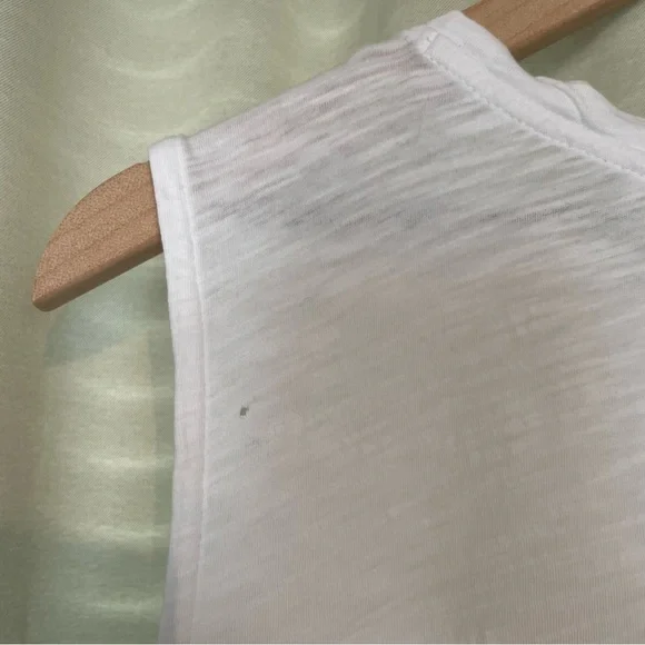 Soft Surroundings White Battenberg Lace Sleeveless Tank Top - Picture 8 of 11